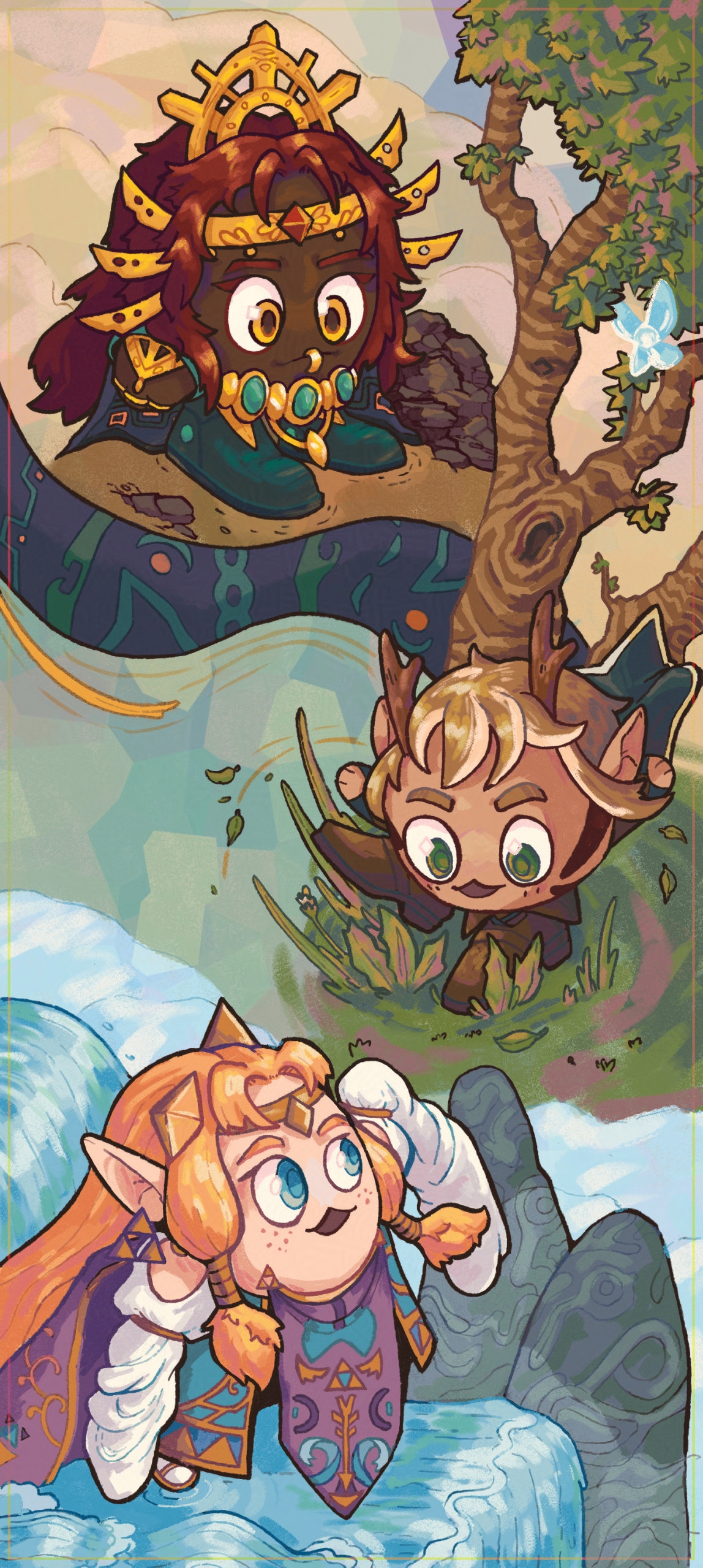 Triptych. A full description is available after this image.