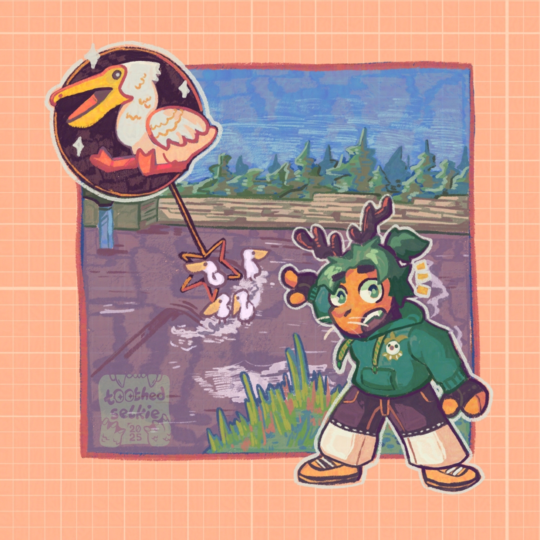 Pelicans in Oklahoma. A full description is available after this image.